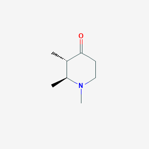 4-Piperidinone, 1,2,3-trimethyl-, trans-