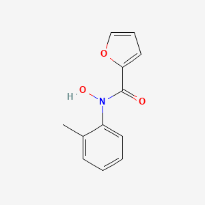 N-Hydroxy-N-(2-methylphenyl)furan-2-carboxamide