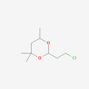 2-(2-Chloroethyl)-4,4,6-trimethyl-1,3-dioxane