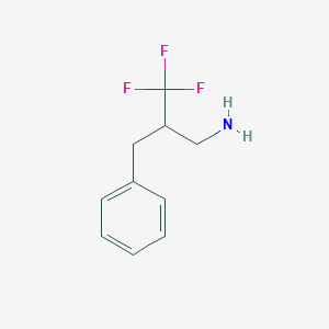 [3-Amino-2-(trifluoromethyl)propyl]benzene