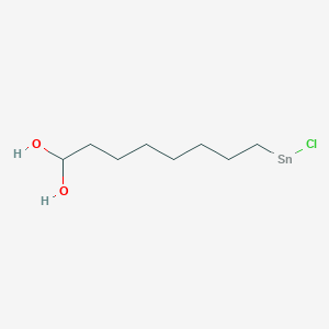 8-(Chlorostannyl)octane-1,1-diol