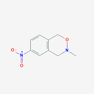 1H-2,3-Benzoxazine, 3,4-dihydro-3-methyl-6-nitro-