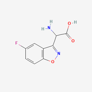 2-Amino-2-(5-fluorobenzo[d]isoxazol-3-yl)acetic acid