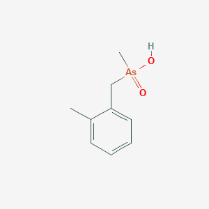 Methyl-[(2-methylphenyl)methyl]arsinic acid