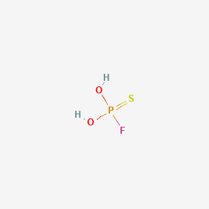 molecular formula FH2O2PS B14718277 Phosphorofluoridothioic O,O-acid CAS No. 14465-90-8