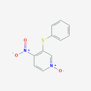 Pyridine, 4-nitro-3-(phenylthio)-, 1-oxide