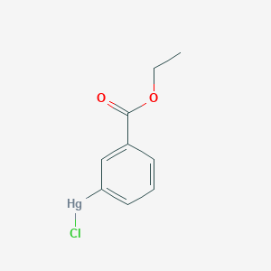 Chloro[3-(ethoxycarbonyl)phenyl]mercury