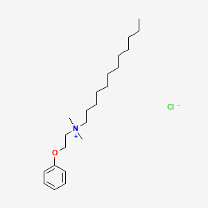 N,N-Dimethyl-N-(2-phenoxyethyl)dodecan-1-aminium chloride