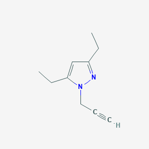 3,5-diethyl-1-(prop-2-yn-1-yl)-1H-pyrazole