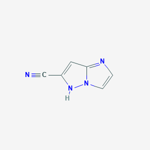 1H-imidazo[1,2-b]pyrazole-6-carbonitrile