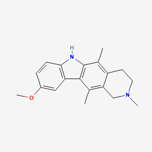 9-Methoxy-2,5,11-trimethyl-1,3,4,6-tetrahydropyrido[4,3-b]carbazole