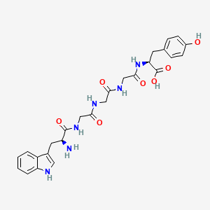 L-Tryptophylglycylglycylglycyl-L-tyrosine