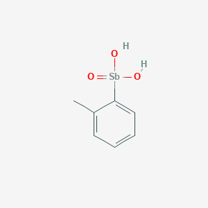 (2-Methylphenyl)stibonic acid