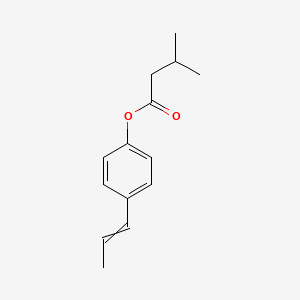 4-(Prop-1-en-1-yl)phenyl 3-methylbutanoate