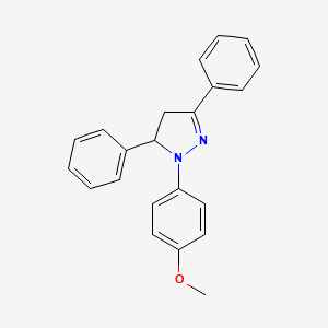 1-(4-Methoxyphenyl)-3,5-diphenyl-4,5-dihydro-1H-pyrazole