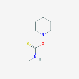 Piperidine, 1-[(methylamino)thioxomethoxy]-