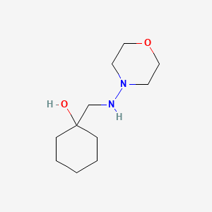 1-{[(Morpholin-4-yl)amino]methyl}cyclohexan-1-ol