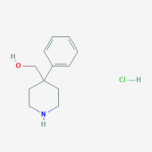 (4-Phenylpiperidin-4-yl)methanol;hydrochloride