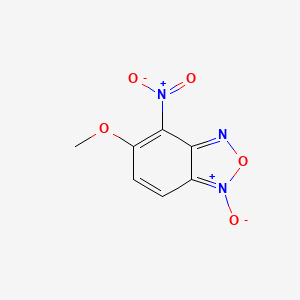 5-Methoxy-4-nitro-1-oxo-2,1lambda~5~,3-benzoxadiazole