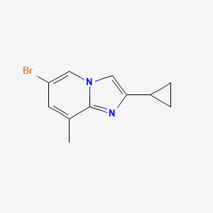 6-Bromo-2-cyclopropyl-8-methylimidazo[1,2-a]pyridine