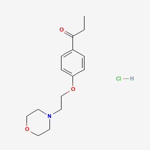 Propiophenone, 4'-(2-morpholinoethoxy)-, hydrochloride