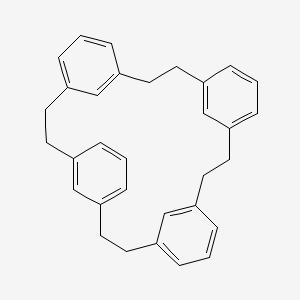 Pentacyclo[23.3.1.1~4,8~.1~11,15~.1~18,22~]dotriaconta-1(29),4(32),5,7,11(31),12,14,18(30),19,21,25,27-dodecaene