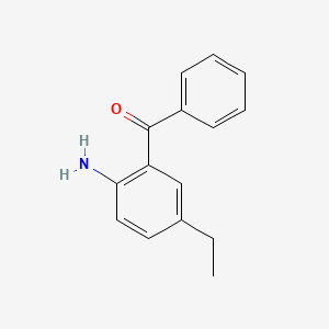 (2-Amino-5-ethylphenyl)(phenyl)methanone