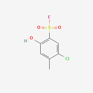 5-Chloro-2-hydroxy-4-methylbenzenesulfonyl fluoride