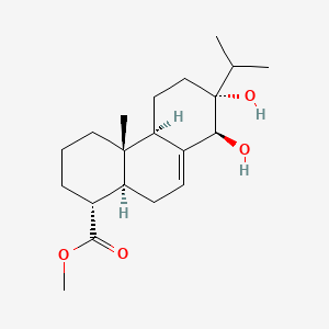 Podocarp-7-en-15-oic acid, 13beta,14beta-dihydroxy-13-isopropyl-