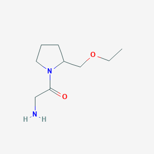 2-Amino-1-(2-(ethoxymethyl)pyrrolidin-1-yl)ethan-1-one
