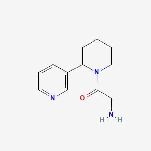2-Amino-1-[2-(pyridin-3-yl)piperidin-1-yl]ethan-1-one