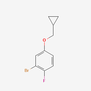 2-Bromo-4-cyclopropylmethoxy-1-fluorobenzene
