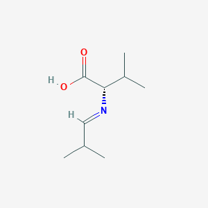 (E)-N-(2-Methylpropylidene)-L-valine