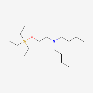 Dibutylamine, N-(2-(triethylsiloxy)ethyl)-