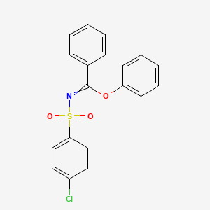 phenyl N-(4-chlorophenyl)sulfonylbenzenecarboximidate