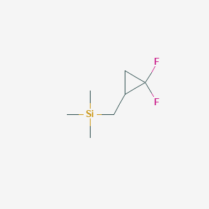 [(2,2-Difluorocyclopropyl)methyl](trimethyl)silane