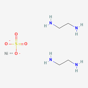 B14719217 Bis(ethane-1,2-diamine)nickel(2+) sulphate CAS No. 21264-77-7