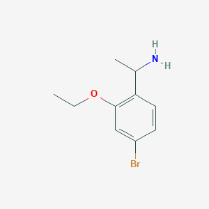 1-(4-Bromo-2-ethoxyphenyl)ethylamine
