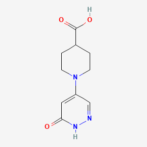1-(6-Oxo-1,6-dihydro-4-pyridazinyl)-4-piperidinecarboxylic acid