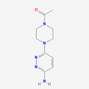 1-[4-(6-Aminopyridazin-3-yl)piperazin-1-yl]ethan-1-one