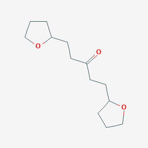 1,5-Bis(oxolan-2-yl)pentan-3-one