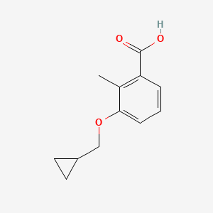 3-Cyclopropylmethoxy-2-methylbenzoic acid