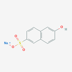 molecular formula C10H7NaO4S B147194 6-羟基萘-2-磺酸钠 CAS No. 135-76-2