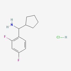 Cyclopentyl(2,4-difluorophenyl)methanamine hydrochloride