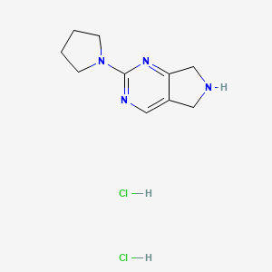 2-(pyrrolidin-1-yl)-6,7-dihydro-5H-pyrrolo[3,4-d]pyrimidine dihydrochloride