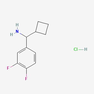 Cyclobutyl(3,4-difluorophenyl)methanamine hydrochloride