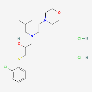 1-((o-Chlorophenyl)thio)-3-(isobutyl(2-morpholinoethyl)amino)-2-propanol dihydrochloride