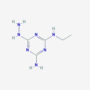 N~2~-Ethyl-6-hydrazinyl-1,3,5-triazine-2,4-diamine