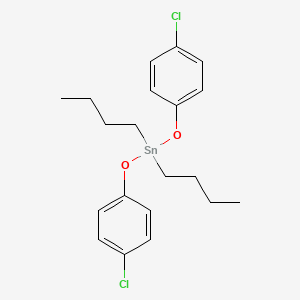 Dibutylbis(4-chlorophenoxy)stannane