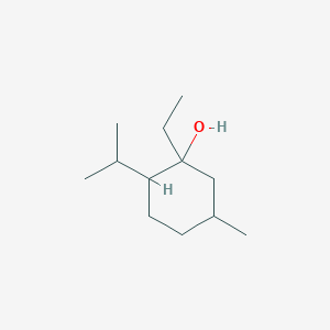 1-Ethyl-5-methyl-2-(propan-2-yl)cyclohexan-1-ol